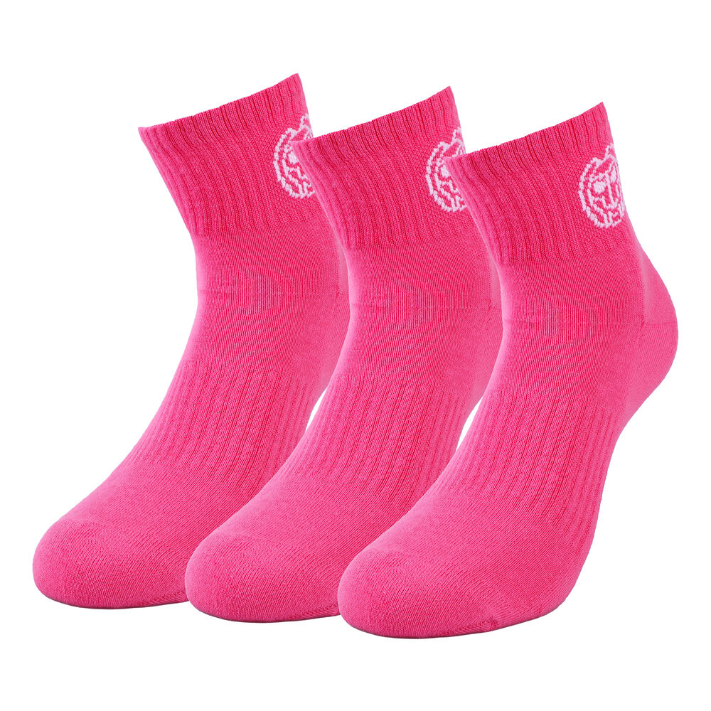 Gila Ankle Tech Calcetines Deporte Pack De 3 - Rosa, Blanco