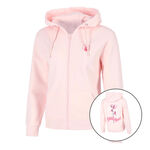 Ropa Quiet Please Quiet Please Endlessly Flower Zip Sudadera Con Cremallera Mujeres-Rosa,Multicolor