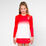 Crew Gradiant Junior Longsleeve - neon green, white