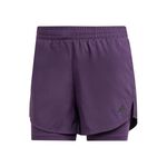 Ropa adidas adidas MIN 2in1 Shorts Mujeres-lila