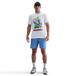 Ropa Nike Nike Court Camiseta De Manga Corta Hombres-Blanco,Multicolor