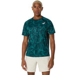 Ropa ASICS ASICS Game Camiseta de manga corta Hombres - verde oscuro, 