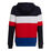 Color Block Fleece Hoody