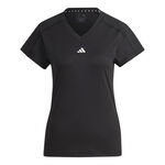 Ropa adidas adidas Essentials AEROREADY Train Minimal Branding V-Neck Camiseta De Manga Corta Mujeres-Negro