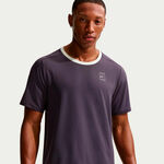 Ropa de tenis Nike Nike Court Dri-FIT Advantage Camiseta de manga corta Hombres-lila