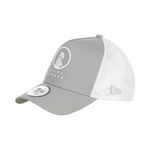 Ropa Quiet Please Quiet Please New Era Trucker Gorra-Gris,Blanco