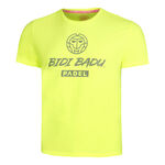 Ropa BIDI BADU BIDI BADU Beach Spirit Logo Chill Camiseta De Manga Corta Hombres-Amarillo Ne&oacute;n