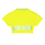 Ropa BIDI BADU BIDI BADU Abdominis Crop Move Camiseta De Manga Corta Mujeres-Amarillo Ne&oacute;n