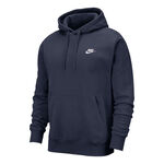 Ropa Nike Nike Sportswear Club Sudadera Con Capucha Hombres-Azul Oscuro,Blanco