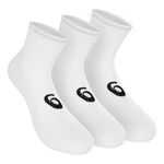 Ropa ASICS ASICS Quarter Calcetines Deporte Pack De 3-Blanco,Negro