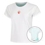 Ropa Quiet Please Quiet Please Wild Cross Camiseta De Manga Corta Mujeres-Blanco,Turquesa