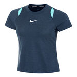 Ropa Nike Nike Court Dri-Fit Advantage Camiseta de manga corta Mujeres - azul oscuro, turquesa