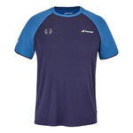 Ropa Babolat Babolat Crew Neck Lebron Camiseta de manga corta Hombres - azul oscuro, color petróleo
