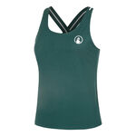 Ropa de tenis Quiet Please Quiet Please Serve & Volley Camiseta de tirantes Mujeres-verde