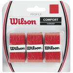 Sobregrips Wilson Wilson Profile Overgrip Pack De 3-Rojo