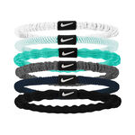 Ropa Nike Nike Flex Hair Tie Cinta para el pelo Pack de 6 Unisex - multicolor, blanco