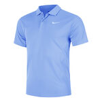 Ropa de tenis Nike Nike Dri-Fit Victory Court Solid Polo Hombres - azul claro, blanco