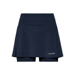 Ropa HEAD HEAD Club Basic Long Falda Mujeres-Azul Oscuro,Plateado
