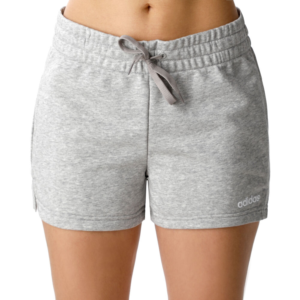Essentials Shorts Mujeres - Gris Claro, Blanco