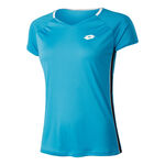 Lotto Lotto Squadra II PL Camiseta De Manga Corta Mujeres-Turquesa,Blanco
