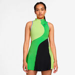 Ropa de tenis Nike Nike Court Dri-Fit Slam Vestido Mujeres-lima, verde