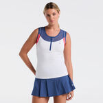 Ropa Original Penguin Original Penguin Colorblock Camiseta De Tirantes Mujeres-Blanco,Azul