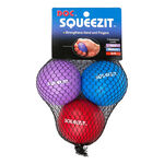 Equipo de entrenamiento Tourna Tourna Squeez It Pelota Pack De 3-Azul,Lila