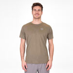 Ropa BIDI BADU BIDI BADU Crew Two Colored Camiseta De Manga Corta Hombres-Oliva