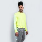 Ropa BIDI BADU BIDI BADU Ventris Move Camiseta De Manga Larga Hombres-Amarillo Neón