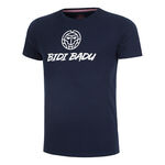Ropa BIDI BADU BIDI BADU Crew Logo Camiseta De Manga Corta Hombres-Azul Oscuro