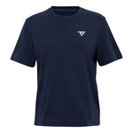 Ropa Tecnifibre Tecnifibre Graphic Camiseta de manga corta Mujeres - azul oscuro, 