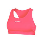 Ropa Nike Nike Swoosh MED Support Bra Sujetador Deportivo Mujeres-Rosa,Blanco