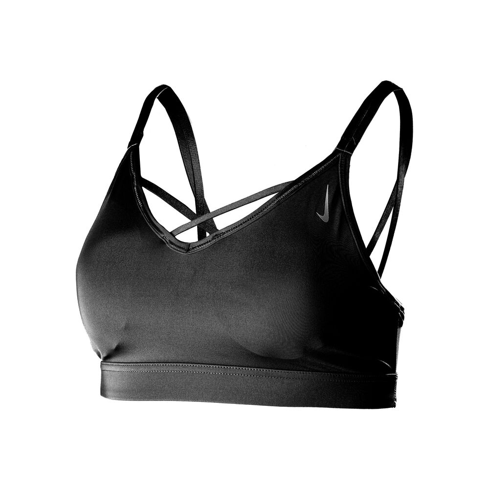 Dri-Fit Indy Light Support Strappy Sujetador Deportivo Mujeres - Negro