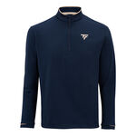 Ropa Tecnifibre Tecnifibre Thermozip Camiseta de manga larga Hombres - azul oscuro, 