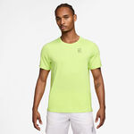 Ropa Nike Nike Court Dri-FIT Advantage Camiseta de manga corta Hombres-amarillo limón