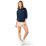 W. THERMOZIP 3/4 SLEEVE MARINE XS
