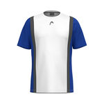 Ropa HEAD HEAD Club Tech Camiseta De Manga Corta Chicos-Blanco,Azul Oscuro