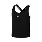 Ropa de tenis Nike Nike Dri-Fit One Camiseta De Tirantes Chicas-Negro,Blanco