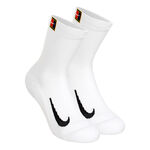 Ropa Nike Nike Court Multiplier Cushioned Calcetines De Tenis Pack De 2-Blanco,Negro