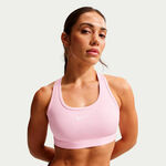 Ropa Nike Nike Swoosh Medium Sujetador deportivo Mujeres-rosa, malva