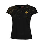 Ropa BIDI BADU BIDI BADU Paris 2024 Junior Capsleeve Camiseta de manga corta Chicas - negro, dorado