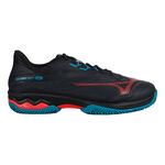 Zapatillas de p&aacute;del Mizuno Mizuno Wave Exceed Light Zapatilla De P&aacute;del Hombres-Azul Oscuro,Coral