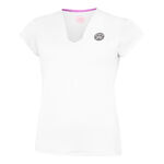 Ropa BIDI BADU BIDI BADU Crew V-Neck Camiseta De Manga Corta Mujeres-Blanco