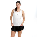 Ropa de tenis BIDI BADU BIDI BADU Crew Racerback Camiseta de tirantes Mujeres-blanco