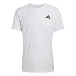 Ropa de tenis adidas adidas Freelift Camiseta de manga corta Hombres-blanco