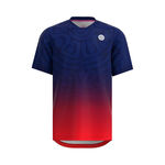 Ropa BIDI BADU BIDI BADU Grafic Illumination Camiseta de manga corta Chicos - azul oscuro, rojo oscuro