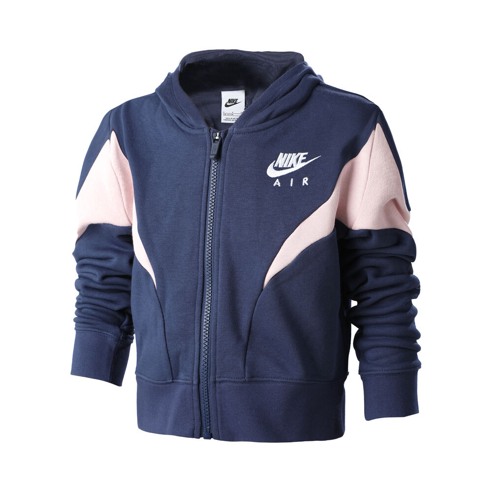 Nike Air Sportswear Full-Zip Sudadera Con Cremallera Niños - Rosa, Blanco