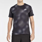 Ropa Bullpadel Bullpadel Manaus Camiseta De Manga Corta Hombres-Negro,Blanco