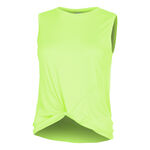 Ropa Lucky in Love Lucky in Love Twist Front Camiseta De Tirantes Mujeres-Verde Ne&oacute;n