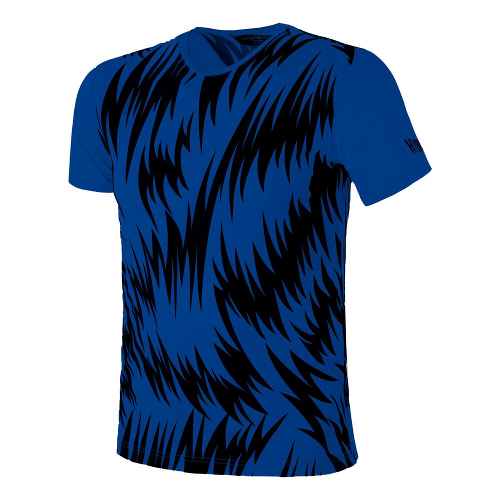 Tech Scratch Camiseta De Manga Corta Hombres - Azul, Negro